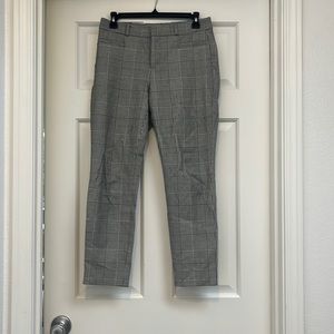 Banana Republic, Sloan, plaid, fitted pants, size 2